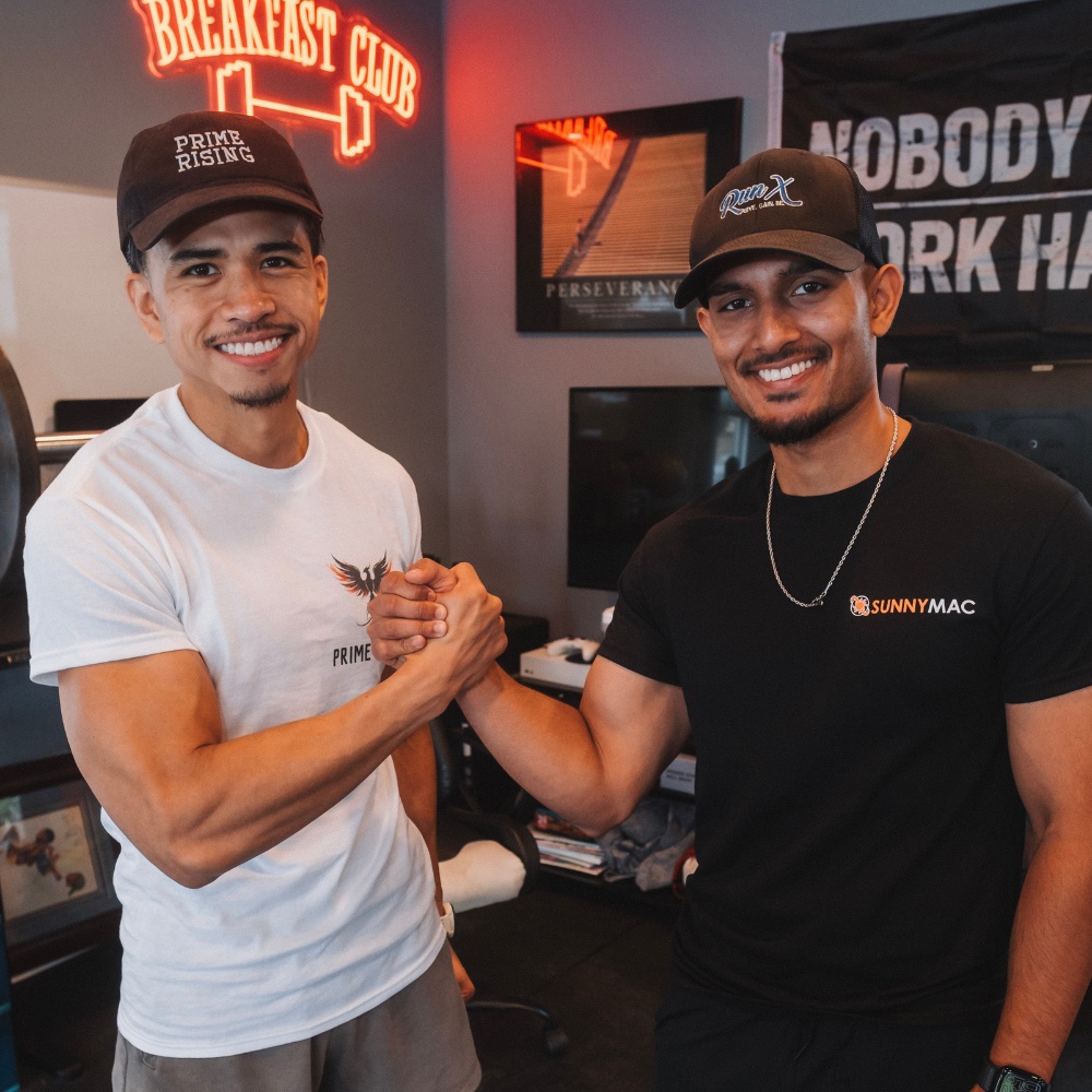 Dr. Peralta with a client